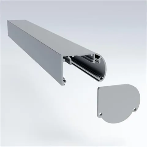 Profil lampy PU-LPS/R, zaślepka profila lampy PU-LTP/1